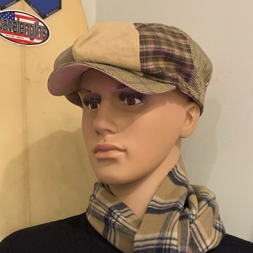 Philly Christys Multi Textured Flat Cap
